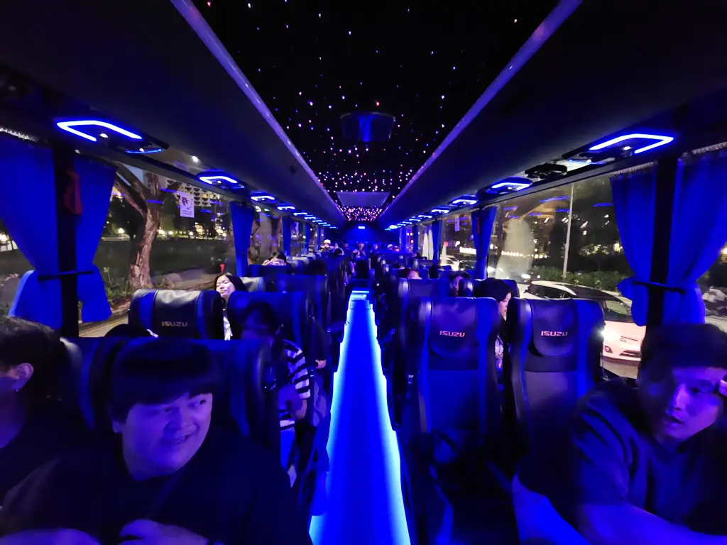 Golden Top Travel corporate bus charter Singapore fleet for staff transport and events