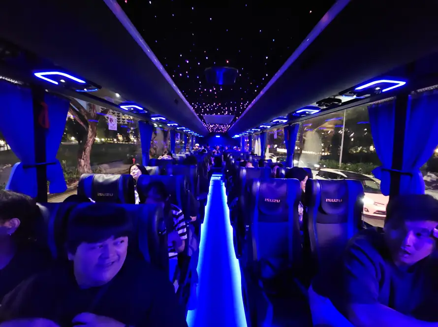Golden Top Travel corporate bus charter Singapore fleet for staff transport and events