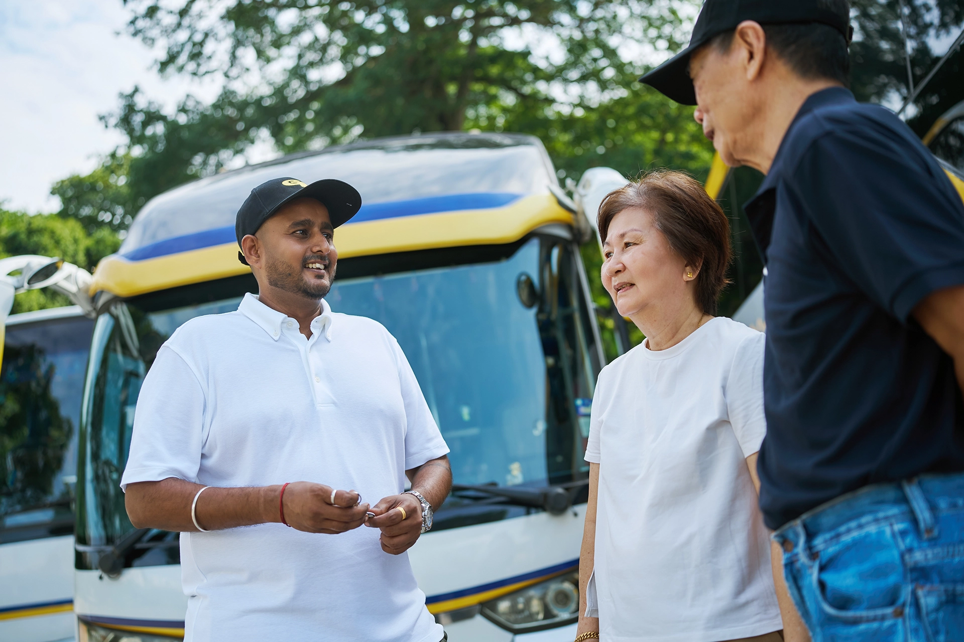Golden Top Travel bus captain team Singapore