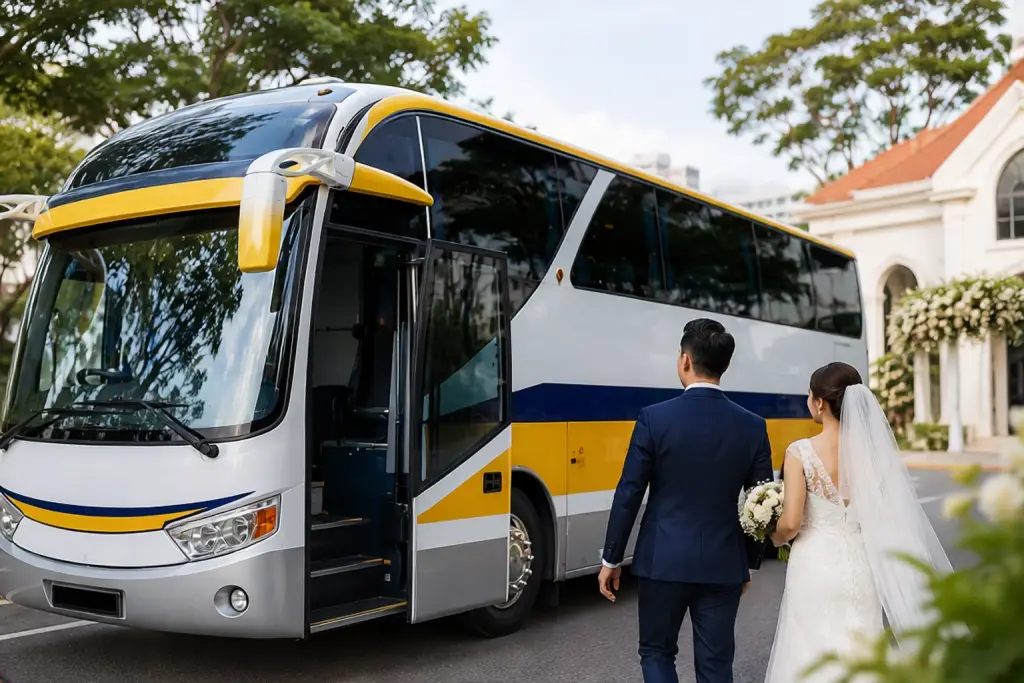 Wedding Guest Transport Singapore | Golden Top Travel
