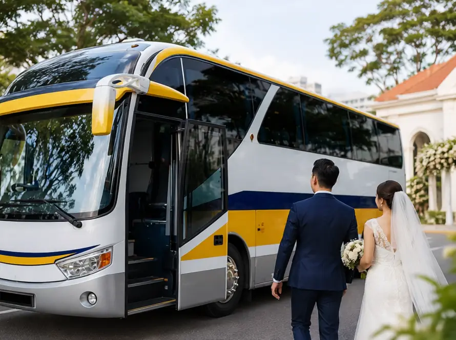 Wedding Guest Transport Singapore | Golden Top Travel